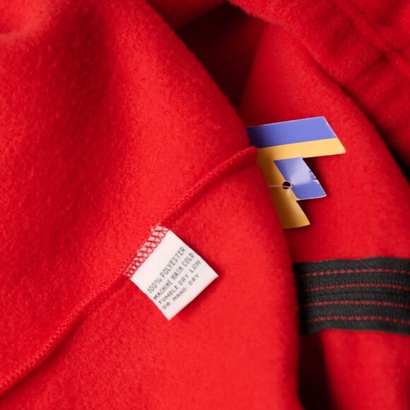 Vintage Salt Lake 2002 Olympics Full Zip Fleece Vest Men's XL Red Mock Neck NWT - Picture 9 of 10